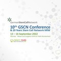 Banner 0th GSCN Conference & 20th Anniversary of the Stem Cell Network NRW
